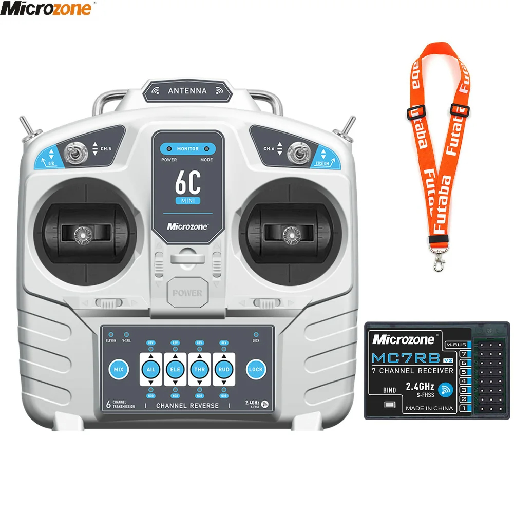 Drone Racing Receiver - جهاز إرسال متحكم ميكروزوني مع مستقبل