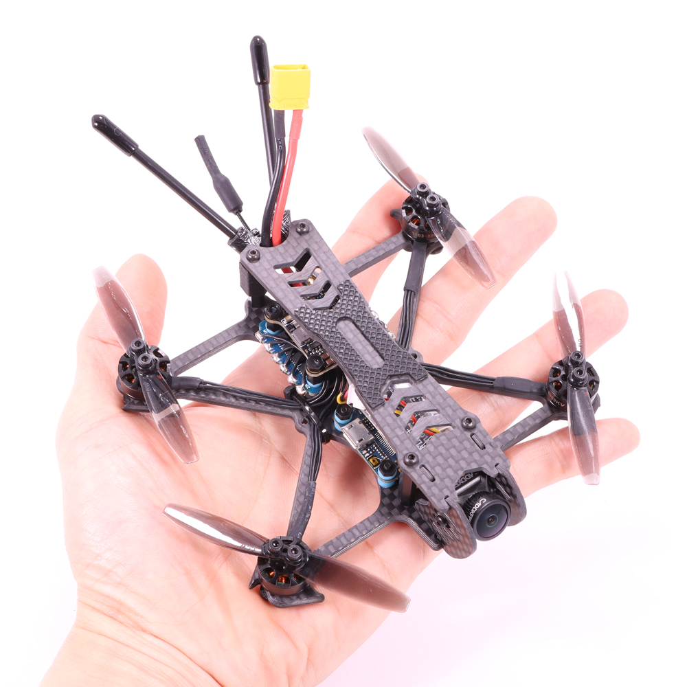 AlfaRC Fi-115 2.5 بوصة 65 مللي - مراجعة Drone Racing Frame وسعره