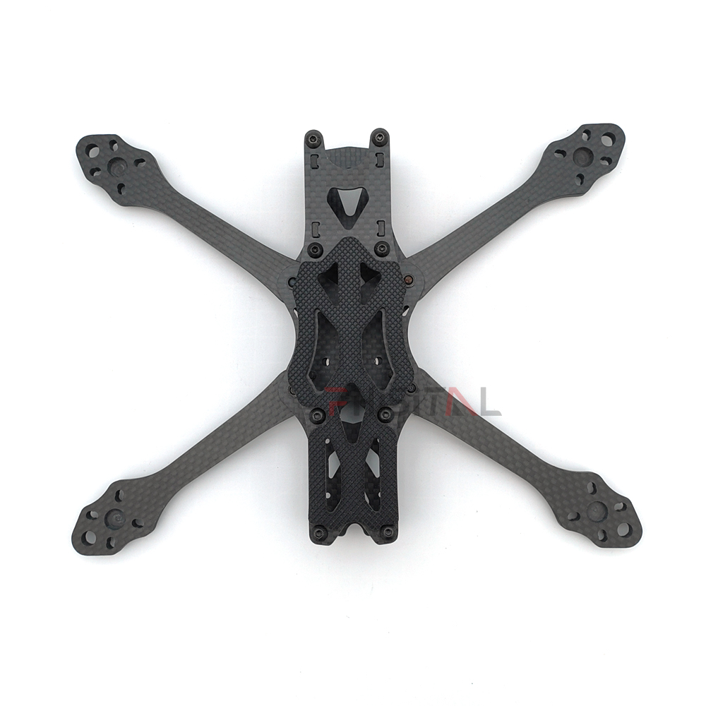 مجموعة إطار كوادكوبتر من ألياف - مراجعة Drone Racing Frame وسعره